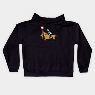 Horse Racing Kids Hoodie